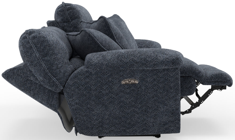 Catnapper - Paxon Power Headrest Deep Seat Reclining Sofa in Smoke - 61481-SMOKE - GreatFurnitureDeal