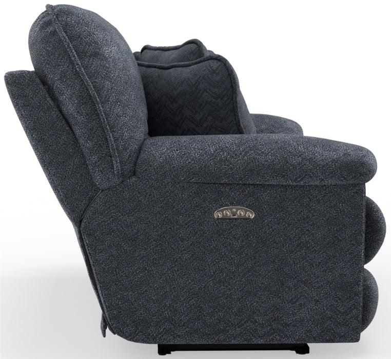 Catnapper - Paxon Power Headrest Deep Seat Reclining Sofa in Smoke - 61481-SMOKE - GreatFurnitureDeal