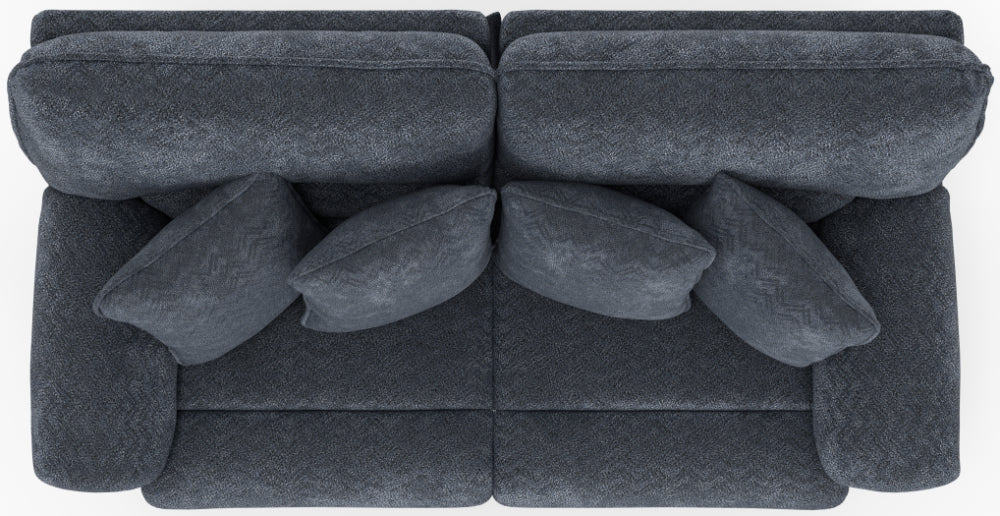 Catnapper - Paxon Power Headrest Deep Seat Reclining Sofa in Smoke - 61481-SMOKE