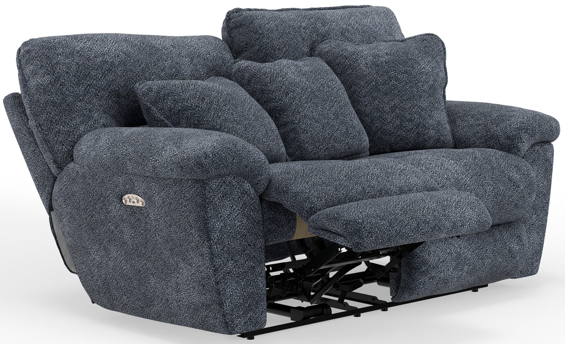 Catnapper - Paxon 3 Piece Power Headrest Reclining Living Room Set in Smoke - 61481-82-80-SMOKE - GreatFurnitureDeal