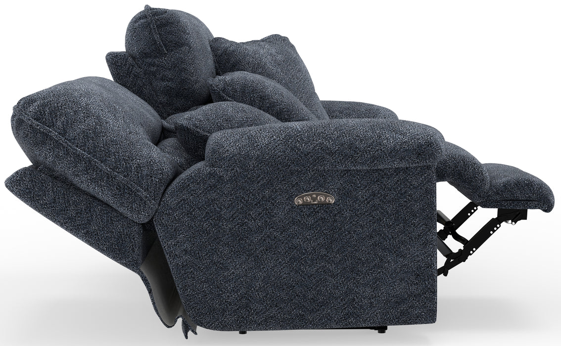 Catnapper - Paxon Power Headrest Deep Seat Reclining Loveseat in Smoke - 61482-SMOKE - GreatFurnitureDeal