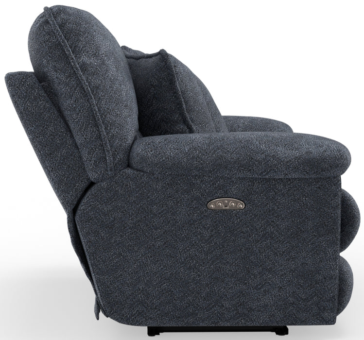 Catnapper - Paxon Power Headrest Deep Seat Reclining Loveseat in Smoke - 61482-SMOKE