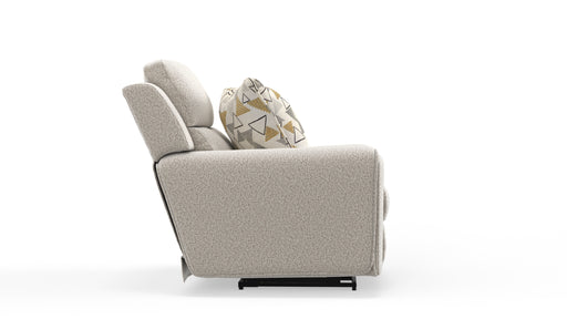 Catnapper - Micah Power Headrest Power Deep Seat Lay Flat Recliner in Oatmeal - 615407-OATMEAL - GreatFurnitureDeal
