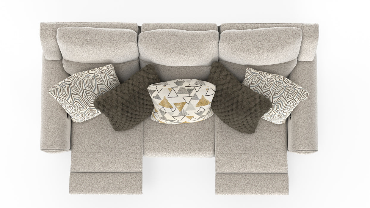 Catnapper - Micah 2 Piece Reclining Sofa Set in Oatmeal - 61541-49-OATMEAL - GreatFurnitureDeal