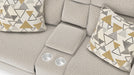 Catnapper - Micah Power Headrest Power Deep Seat Reclining Console Loveseat in Oatmeal - 61549-OATMEAL - GreatFurnitureDeal