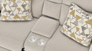 Catnapper - Micah Power Headrest Power Deep Seat Reclining Console Loveseat in Oatmeal - 61549-OATMEAL - GreatFurnitureDeal