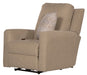 Catnapper - Calvin Power Wall Hugger Recliner in Putty/Sand - 61630-4-PUTTY - GreatFurnitureDeal