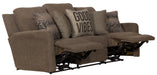 Catnapper - Calvin 2 Piece Power Reclining Sofa Set in Otter/Midnight - 61631-32-OTTER - GreatFurnitureDeal