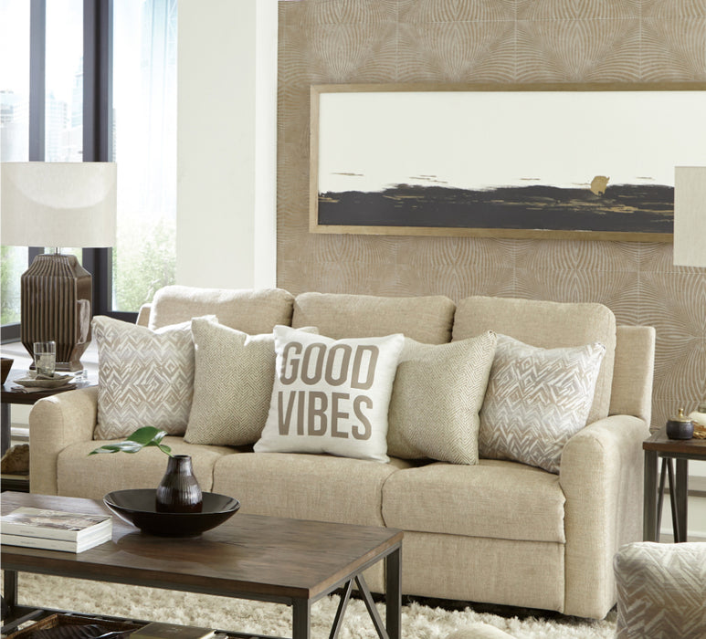 Catnapper - Calvin 3 Piece Reclining Living Room Set in Putty/Sand - 1631-32-30-PUTTY