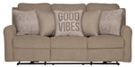 Catnapper - Calvin Power Reclining Sofa in Putty/Sand - 61631-PUTTY - GreatFurnitureDeal
