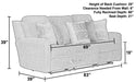Catnapper - Calvin 3 Piece Reclining Living Room Set in Putty/Sand - 1631-32-30-PUTTY - GreatFurnitureDeal