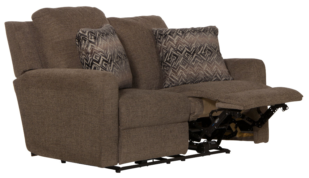 Catnapper - Calvin 3 Piece Power Reclining Living Room Set in Otter/Midnight - 61631-32-30-OTTER