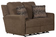 Catnapper - Calvin Power Reclining Loveseat in Otter/Midnight - 61632-OTTER - GreatFurnitureDeal
