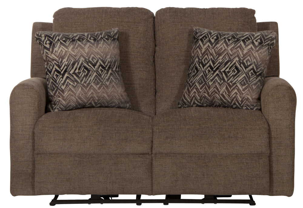 Catnapper - Calvin 2 Piece Power Reclining Sofa Set in Otter/Midnight - 61631-32-OTTER