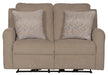 Catnapper - Calvin Power Reclining Loveseat in Putty/Sand - 61632-PUTTY - GreatFurnitureDeal
