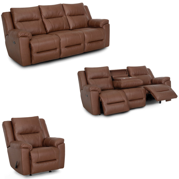 Franklin Furniture - 616 Ransom 3 Piece Reclining Sofa Set in Astrid Cedar - 61644-61634-6516-CEDAR - GreatFurnitureDeal