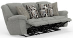 Catnapper - Trifecta Power Sofa w/3 Recliners & Drop Down Table in Nature - 616545-NATURE - GreatFurnitureDeal