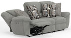 Catnapper - Trifecta Power Sofa w/3 Recliners & Drop Down Table in Nature - 616545-NATURE - GreatFurnitureDeal