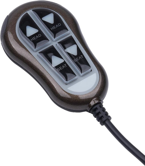 Replacement 4 Button Remote ZK1300-HC W/ Head and Seat Functions - GreatFurnitureDeal