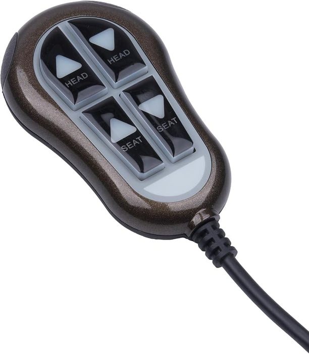 Replacement 4 Button Remote ZK1300-HC W/ Head and Seat Functions