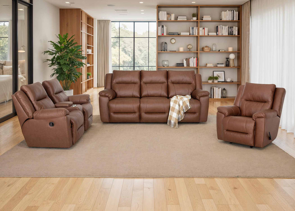 Franklin Furniture - 616 Ransom 2 Piece Power Reclining Sofa Set in Astrid Cedar - 61644-83-61634-83-CEDAR - GreatFurnitureDeal