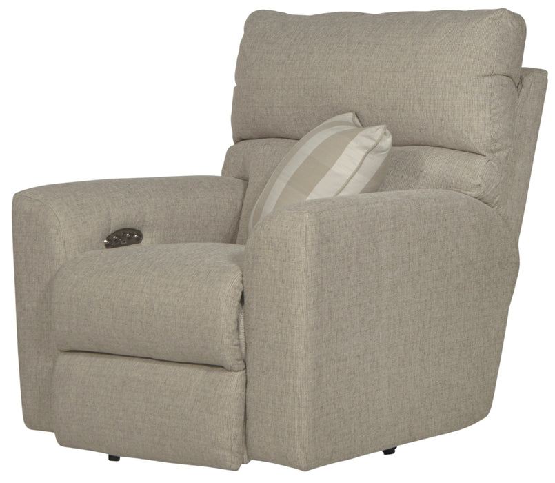 Catnapper - Searsport 3 Piece Power Reclining Living Room Set in Buff/Linen - 61801-02-00-LINEN - GreatFurnitureDeal