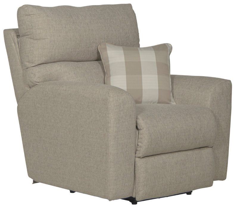 Catnapper - Searsport Power Headrest Recliner in Buff/Linen - 61800-7-LINEN - GreatFurnitureDeal