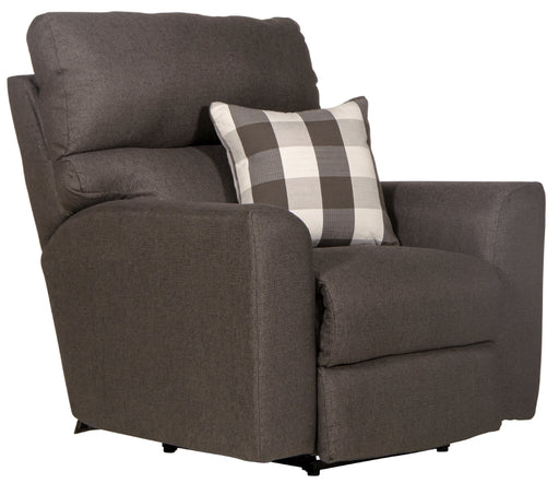 Catnapper - Searsport Power Headrest Recliner in Metal/Charcoal - 61800-7-METAL - GreatFurnitureDeal