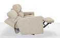 Catnapper - Searsport 2 Piece Power Reclining Sofa Set in Buff/Linen - 61801-02-LINEN - GreatFurnitureDeal