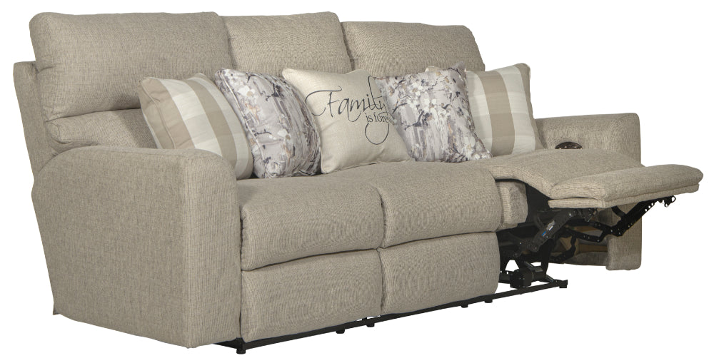Catnapper - Searsport 3 Piece Power Reclining Living Room Set in Buff/Linen - 61801-02-00-LINEN - GreatFurnitureDeal