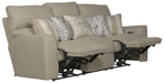 Catnapper - Searsport 2 Piece Power Reclining Sofa Set in Buff/Linen - 61801-02-LINEN - GreatFurnitureDeal