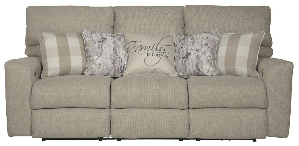 Catnapper - Searsport 3 Piece Power Reclining Living Room Set in Buff/Linen - 61801-02-00-LINEN - GreatFurnitureDeal