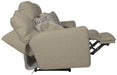 Catnapper - Searsport Power Headrest Reclining Sofa in Buff/Linen - 61801-LINEN - GreatFurnitureDeal