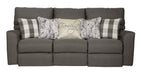 Catnapper - Searsport 2 Piece Power Headrest Reclining Sofa Set in Metal/Charcoal - 61801-02-METAL - GreatFurnitureDeal