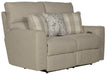 Catnapper - Searsport Power Headrest Reclining Loveseat in Buff/Linen - 61802-LINEN - GreatFurnitureDeal