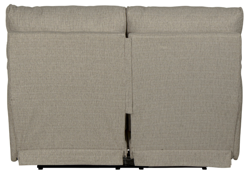 Catnapper - Searsport Power Headrest Reclining Loveseat in Buff/Linen - 61802-LINEN - GreatFurnitureDeal