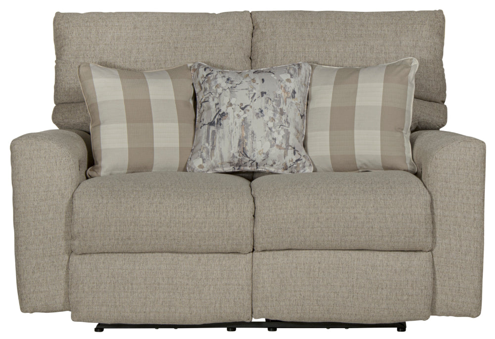 Catnapper - Searsport 3 Piece Power Reclining Living Room Set in Buff/Linen - 61801-02-00-LINEN