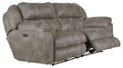 Catnapper - Ferrington Power Headrest Power Lumbar 2 Piece Power Reclining Sofa Set in Steel - 761891-2SET-STEEL - GreatFurnitureDeal