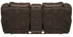 Catnapper - Ferrington 2 Piece Power Headrest Power Lay Flat Reclining Sofa Set in Dusk - 61891-2SET - GreatFurnitureDeal