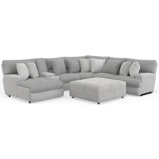 Catnapper - Abraxas 7 Piece Power Sectional Sofa in Moonstruck - 61932-1939-1934-1938-1934-1937-19328-MOON - GreatFurnitureDeal