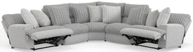 Catnapper - Abraxas 5 Piece Power Sectional Sofa in Moonstruck - 61936-1934-1938-1934-61937-MOON - GreatFurnitureDeal