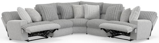 Catnapper - Abraxas 5 Piece Power Sectional Sofa in Moonstruck - 61936-1934-1938-1934-61937-MOON - GreatFurnitureDeal