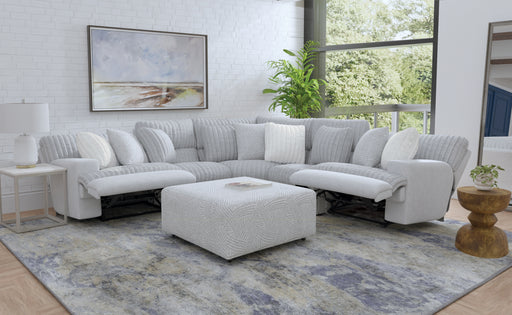 Catnapper - Abraxas 5 Piece Power Sectional Sofa in Moonstruck - 61936-1934-1938-1934-61937-MOON - GreatFurnitureDeal