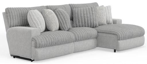 Catnapper - Abraxas 3 Piece Power Sectional Sofa in Moonstruck - 61936-1934-61933-MOON - GreatFurnitureDeal
