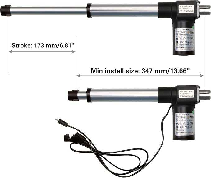 Ashley / Franklin Furniture - Power Reclining Chair Replacement Motor - DL-DT2001-160-01 - GreatFurnitureDeal