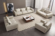 American Eagle Furniture - EK8008 Light Gray Full Leather Sofa - EK8008-LG-SF - GreatFurnitureDeal