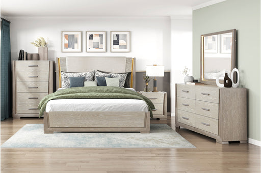 Homelegance - Aeon 3 Piece King Bedroom Set in Light Gray - 2496K-1EK*3 - GreatFurnitureDeal