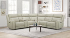 J&M Furniture - 6217L Sectional in Light Grey - 17555 - GreatFurnitureDeal