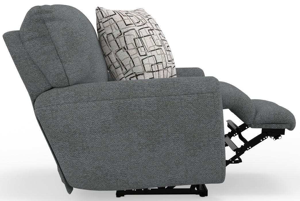 Catnapper - Maxwell Power Deep Seat Lay Flat Recliner in Dolphin - 62210-7-DOL - GreatFurnitureDeal