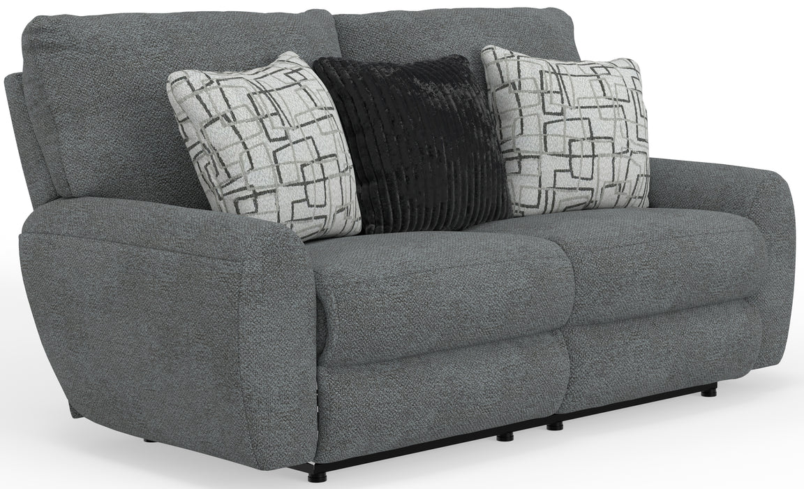 Catnapper - Maxwell Power Deep Seat Reclining Loveseat in Dolphin - 62212-DOL - GreatFurnitureDeal